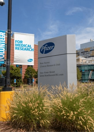 Pfizer, New Haven CT